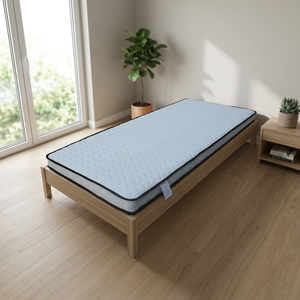 Matelas hybride <span class=keywords><strong>à</strong></span> ressorts de 4 pouces, fermeté moyenne, compressé sous vide, enroulé en boîte, taille Queen, idéal pour <span class=keywords><strong>appartement</strong></span> et chambre d'atelier - Product Image 2