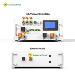 Système de stockage d'énergie domestique Greensun, batterie lithium-ion haute tension 204V 20kWh, empilable, communication CAN - Product Image 3