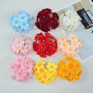 Decoración de Sombrero con Flor de Lewisia Simulada de Dongchen Crafts, Flor de Seda de 10 cm, Accesorios para Fotografía de Bodas - Product Image 1