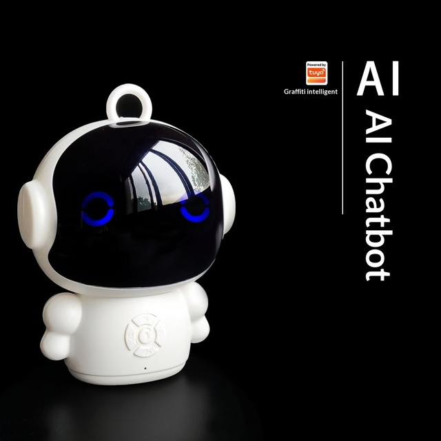 Tuya Smart ChatGPT/Grok/AI Model Chat Doll Toy Pet Companion Robot Intelligent Voice Desk Clock