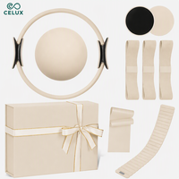 Kit de fitness personnalisé avec logo : ballon de yoga, anneau de Pilates, poids de cheville en silicone, bande de résistance, accessoires Pilates