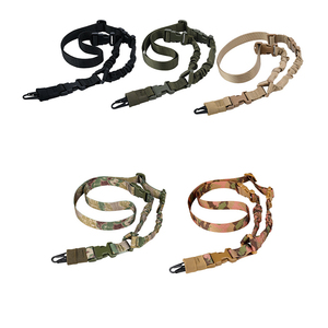 Élingue tactique à réglage rapide à deux points avec ajusteur de longueur Élingue traditionnelle avec crochet en métal pour l'extérieur - Product Image 2