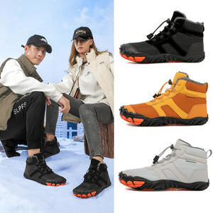 2024 impermeabili a prova di freddo scarpe sportive invernali alte per uomo <span class=keywords><strong>donna</strong></span> a piedi nudi stivali invernali da esterno fodera in pile per escursioni - Product Image 3