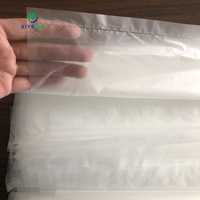 Sacs en plastique transparent LDPE en gros, tailles et épaisseurs personnalisées, pochettes verticales anti-humidité pour emballage, impression offset