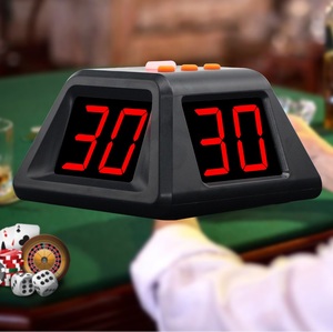 GX Party Juego de mesa Jugando Ajedrez Cuenta regresiva Recordatorio 20 30 Second Shot Reloj LED <span class=keywords><strong>Digital</strong></span> Poker <span class=keywords><strong>Timer</strong></span> Mahjong Chess Clock - Product Image 1