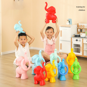 Trung bình ngoài trời phim hoạt hình voi Vòng quăng trò chơi cho tương tác ném vòng trò chơi hoạt động vui vẻ cho các bên và sân sau - Product Image 3