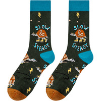 Chaussettes de skateboard en gros Automne Hiver 2026 – Nouveauté créative et amusante : Crocodile, Chien, Chat – Chaussettes fantaisie pour hommes, motif dessin animé