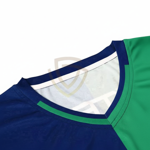 Uniformes de Fútbol Personalizados con Logotipo, 100% Poliéster, Secado Rápido, Transpirables, Cuello en V, para Hombre, Último Diseño, Equipaciones de Fútbol - Product Image 1
