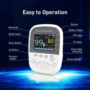 Oxímetro de Pulso Veterinario Económico BERRY BM1000A-I <span class=keywords><strong>para</strong></span> <span class=keywords><strong>Perros</strong></span> y Gatos, Bluetooth 3.0/BLE 4.0, Pantalla LCD TFT de 2.4 Pulgadas, Equipo Veterinario - Product Image 5