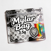 Sacs Mylar personnalisés en gros, imprimés sur mesure, 3,5 g, avec barrière en feuille multicouche, étanches à l'humidité et préservant l'arôme