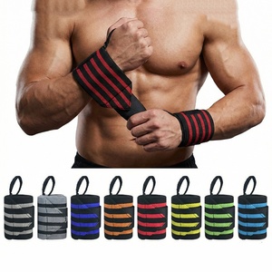<b>Weight</b> Lifting Wrist Wraps – Extra Strength, Breathable, Adjustable – Thumb Loop, Elastic Support – for Powerlifting, CrossFit, - Product Image 4