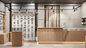 Muebles Personalizados para Ópticas y Exhibidores de Gafas, Interior de Lujo para Tiendas de Gafas de Sol con Iluminación LED y Diseño Ecológico - Product Image 4