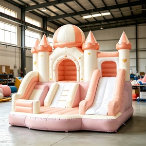 Château gonflable à thème avec deux toboggans, lit de saut pour enfants, idéal pour les fêtes d'anniversaire et la <span class=keywords><strong>location</strong></span> en maternelle - Product Image 5