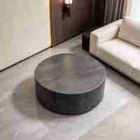 Table basse en marbre au design unique, table centrale en pierre naturelle pour salon, mobilier de luxe sur mesure