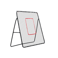 Filet de rebond de football portable et pliable Jumbo Pro 9x7FT, équipement d'entraînement, cadre en acier thermolaqué et polyester pour le football