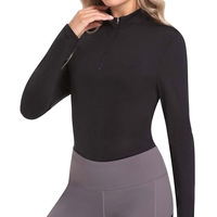 Camiseta de Manga Larga para Mujer, Suéter de Alta Gama para Equitación