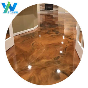 Kit <span class=keywords><strong>de</strong></span> Resina Epoxi Metálica Sólida para Pisos <span class=keywords><strong>de</strong></span> <span class=keywords><strong>Cemento</strong></span>, Recubrimiento <span class=keywords><strong>de</strong></span> Alto Brillo, Sin Solventes, con Purpurina Dorada, Impermeable - Product Image 4