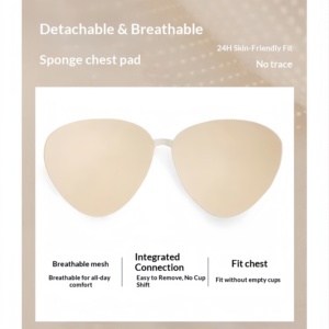 Reggiseno sportivo da donna senza spalline, con punti in silicone antiscivolo, imbottiture rimovibili, alta elasticità, abbigliamento yoga - Product Image 3