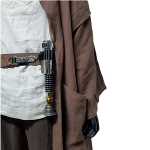 Costume complet personnalisé de <span class=keywords><strong>Star</strong></span> <span class=keywords><strong>Wars</strong></span> <span class=keywords><strong>Obi</strong></span>-<span class=keywords><strong>Wan</strong></span> Kenobi pour homme adulte en coton, lin et cachemire, cosplay de personnage de film, jeux de rôle - Product Image 5
