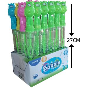 26cm unisexe fête en plein air dessin animé moulin à vent PVC bulle souffleur <span class=keywords><strong>eau</strong></span> <span class=keywords><strong>savonneuse</strong></span> enfants PVC bulle bâton jouet - Product Image 4