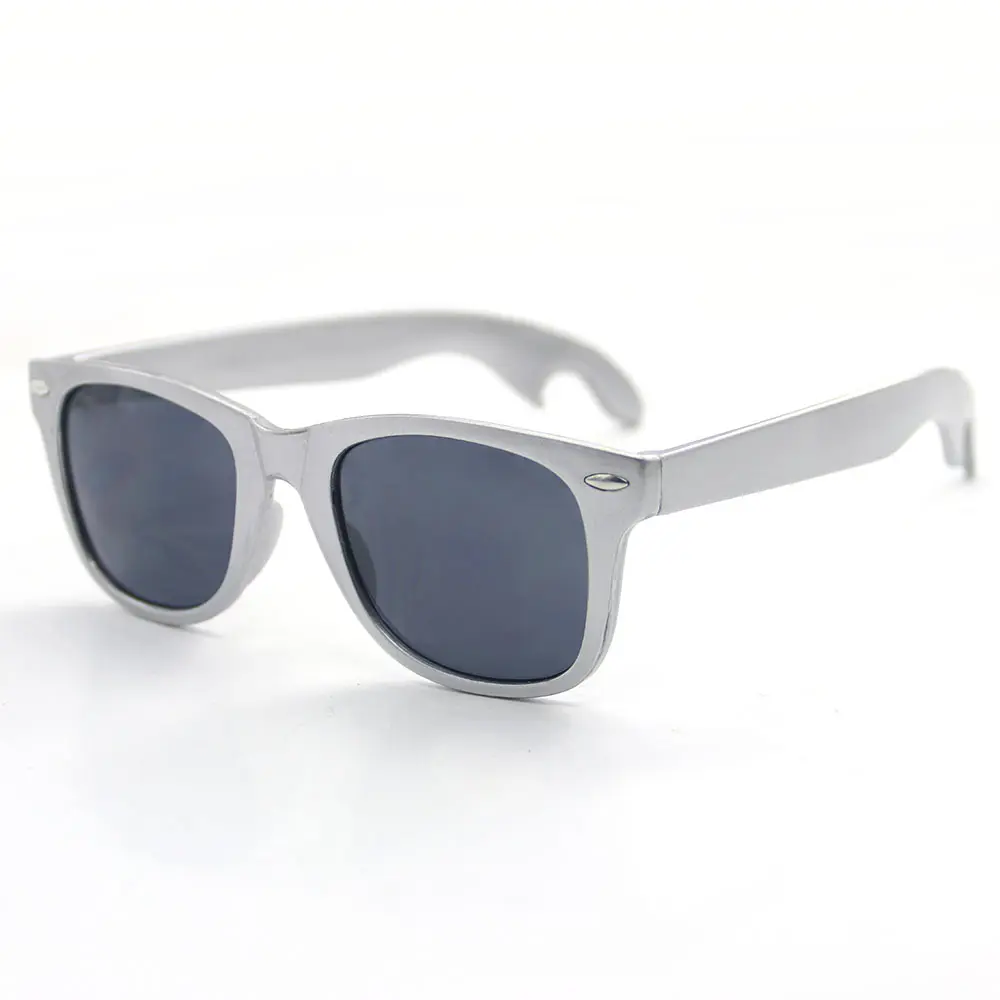 Kacamata hitam Uv400 desainer kualitas tinggi 2023 kacamata hitam pembuka botol promosi kacamata hitam plastik