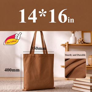 Sac fourre-tout en toile écologique personnalisé avec logo imprimé, fermeture à poignée supérieure, options multi-tailles pour un usage quotidien - Product Image 6