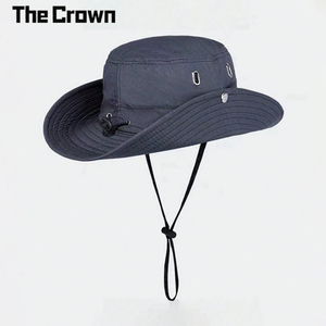 Chapeau Bob Unisexe Personnalisé de Haute Qualité à Bord Réglable, Non Structuré, Couleur Unie, avec Sangle Mentonnière, Vente en Gros - Product Image 3
