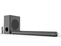 Barre de son sans fil 2.1 canaux avec caisson de basses, haut-parleurs de barre de son TV BT avec microphone sans fil inclus