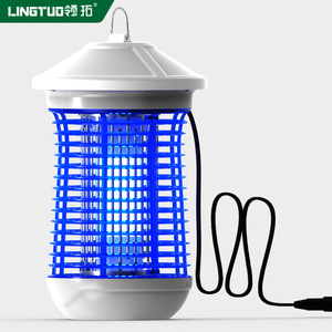 Tueur de moustiques électrique LINGTUO 18W, lampe UV étanche pour extérieur avec grille de choc 4000V pour la lutte antiparasitaire dans le jardin - Product Image 3
