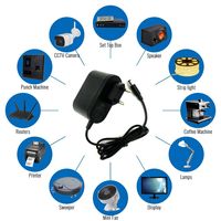 Adaptador de Corriente CA/CC de 36 W con Certificación CE, ETL y FCC, 3 V, 9 V, 12 V, 24 V, 30 V, 0,1 A, 0,5 A, 1 A, 2 A, 3 A, 4 A, 5 A, Adaptador Universal, Fuente de Alimentación LED CCTV