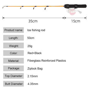 50cm hiver Mini petite <span class=keywords><strong>canne</strong></span> à pêche sur glace et ensemble de moulinet <span class=keywords><strong>canne</strong></span> à pêche - Product Image 3