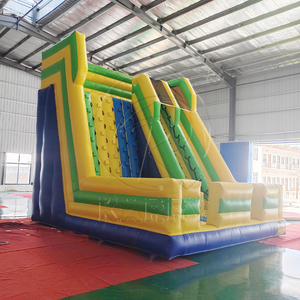 Muro de <span class=keywords><strong>Escalada</strong></span> Inflable de PVC Comercial para Parques de Diversiones, Castillo Hinchable con Tobogán y Muro de <span class=keywords><strong>Escalada</strong></span> para Alquiler - Product Image 4