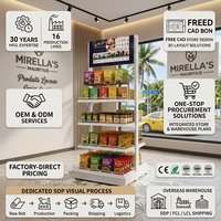 Présentoir Commercial Métallique sur Pied Personnalisé pour Usine avec Base Boîte et Panneau Publicitaire – Idéal pour Magasin de Détail