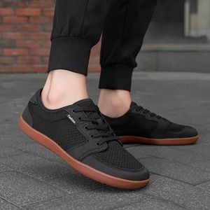 Produit Tendance 2026 : Baskets Décontractées en Maille Plate avec Semelle Extérieure en Caoutchouc Résistante à l'Usure, Chaussures de Marche Respirantes à Flux d'Air Élevé - Product Image 1