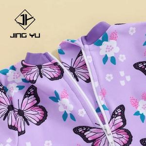 Maillot de bain pour enfants de haute qualité, design écologique, tissu de qualité supérieure, manches longues, protection solaire, imprimé, élastique - Product Image 4