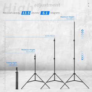 In the Trend Metal Tripod Phone Stand Holder Twist <b>Lock</b> Extendable 2.1M 5kg Load Capacity 3-Year Warranty for LED Ring Light - Product Image 2