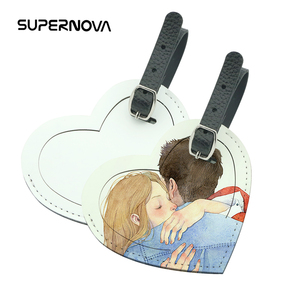 Nouvelle arrivée : Étiquette de bagage vierge pour sublimation, personnalisable avec votre logo et nom - Product Image 2