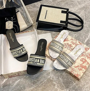 Size 35-41 Designer <strong>Shoes</strong> Sandals <strong>Women's</strong> Slides Custom Large Size Luxury Beach Lady's <strong>Women</strong> Slippers - Product Image 2