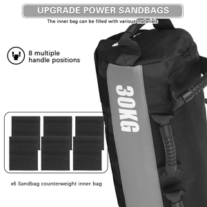 Bolsa de Poder MKAS para Gimnasio, de Alta Calidad, con Tejido de Panal de Abeja de Nailon, con 8 Asas, para Entrenamiento de Fuerza, de 10-30 kg - Product Image 4