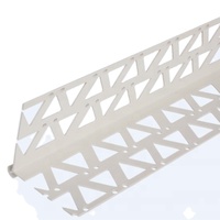 Perle de boîtier en stuc de profil en PVC blanc Perle d'angle d'angle en UPVC Perle d'angle pour cloison sèche pour la protection des murs et le plâtre