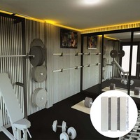 Diffuseur mural en bois Akupanel Design 3D Panneaux acoustiques en chêne insonorisants portables
