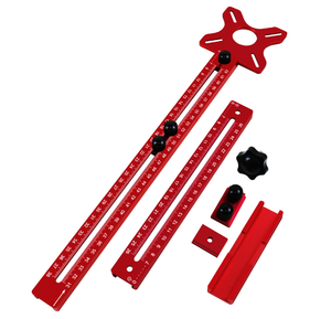 Imbot điều chỉnh vòng tròn cắt hướng dẫn hợp kim nhôm phay Jig cho vòng tròn gỗ hoàn hảo - Product Image 5