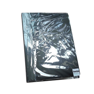 A4 Xóa Tập Tin Thư Mục Tài Liệu Chủ Nhạc Bìa Đen A4 100 Túi Hiển Thị Sách - Product Image 5