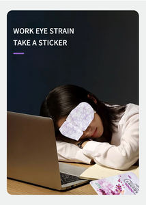 Mascarilla de ojos térmica desechable autocalentable <span class=keywords><strong>Antiojeras</strong></span> e hinchazón Alivio del dolor de cabeza calmante <span class=keywords><strong>para</strong></span> máscara de sueño de ojos secos - Product Image 6