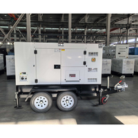 Generador diésel con Motor Cummins de 30 kw 40 kva, Generador de Energía diésel con Remolque, Precio