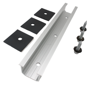 Système de montage de toit sans <span class=keywords><strong>rail</strong></span> court pour panneau Pv Mini <span class=keywords><strong>rail</strong></span> solaire Montage de panneau Mini <span class=keywords><strong>rail</strong></span> en aluminium Rayonnage solaire - Product Image 1