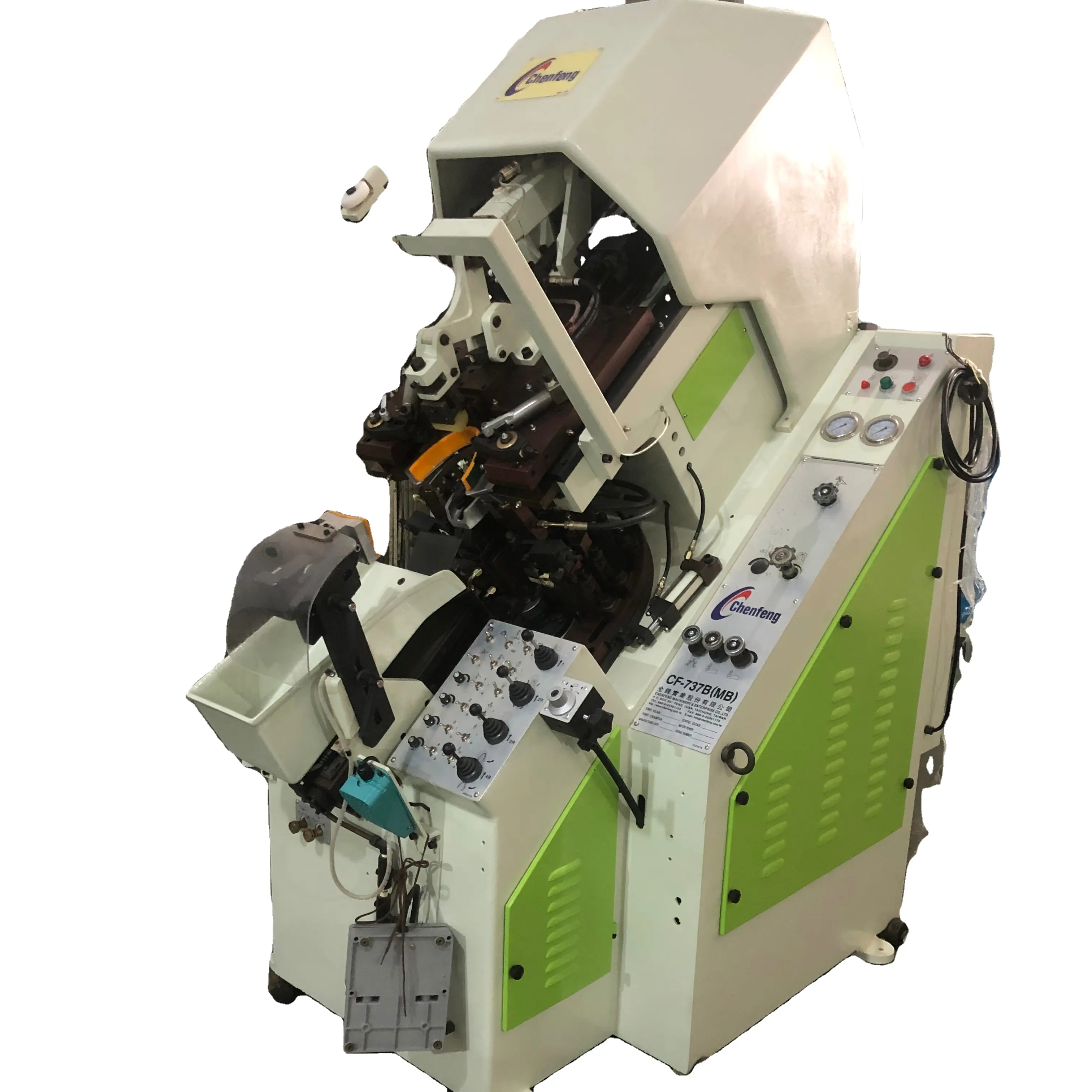 CF-737MA Second Hand Chengfeng Brand New Type Shoe 9 Pincer Cementing Toe Lasting Machine For Shoe Making