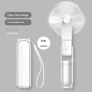 พัดลมพกพาขนาดเล็ก Aecooly Slim แบบพับได้ ใช้พลังงานจากแบตเตอรี่ ชาร์จผ่าน USB ใช้งานได้นาน 24 ชั่วโมง เหมาะสำหรับใช้ในบ้าน ทำจากพลาสติก - Product Image 4