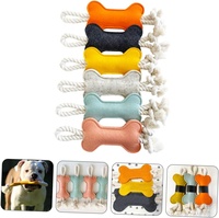 Brosse à dents pour chien, jouet à mâcher en forme d'os résistant aux morsures, pour le nettoyage dentaire et la stimulation des dents des animaux de compagnie