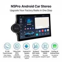 LODARK N5Pro Radio de Auto de 10 Pulgadas con Pantalla QLED y un Solo Control, Android 14, Navegación para Auto, CarPlay Inalámbrico, Android Auto, 4G LTE, 5G WiFi, 36EQ DSP